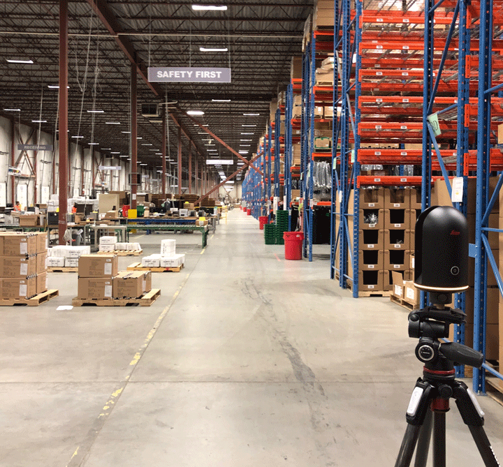 Using the Leica BLK360 to Matterport Scan a Warehouse in Toronto