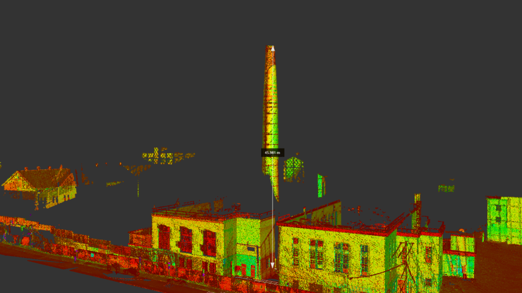 3D laser scanning a building for an accurate pointcloud