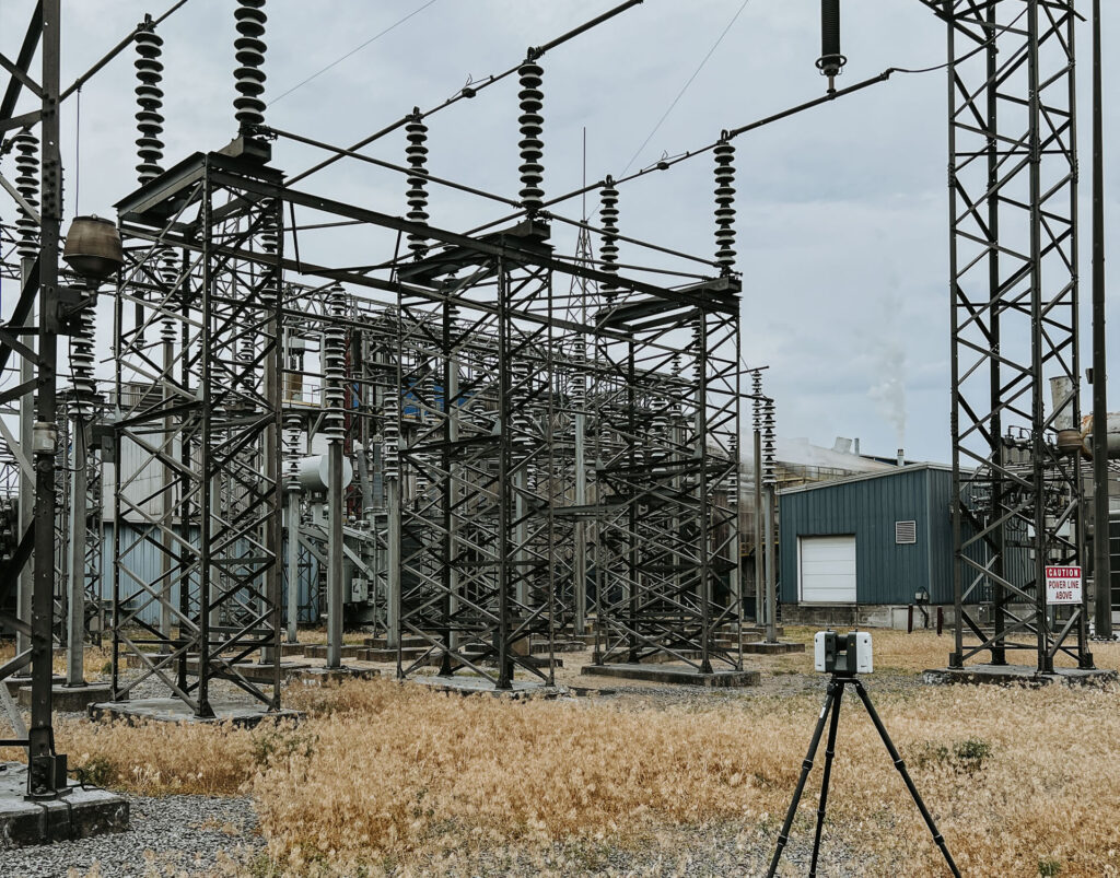The Power of Pointclouds Electric Substation Point3D Commercial Imaging