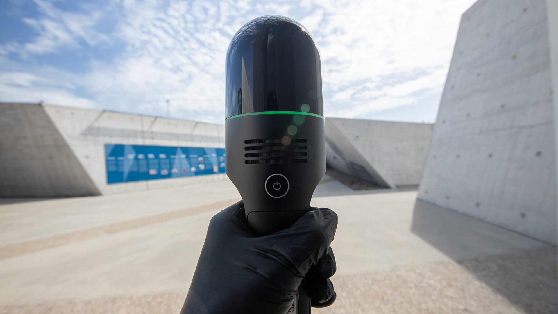 Leica Geosytems BLK2GO Laser Scanner The handheld Leica Geosytems BLK2GO is a SLAM-based LiDAR scanner.