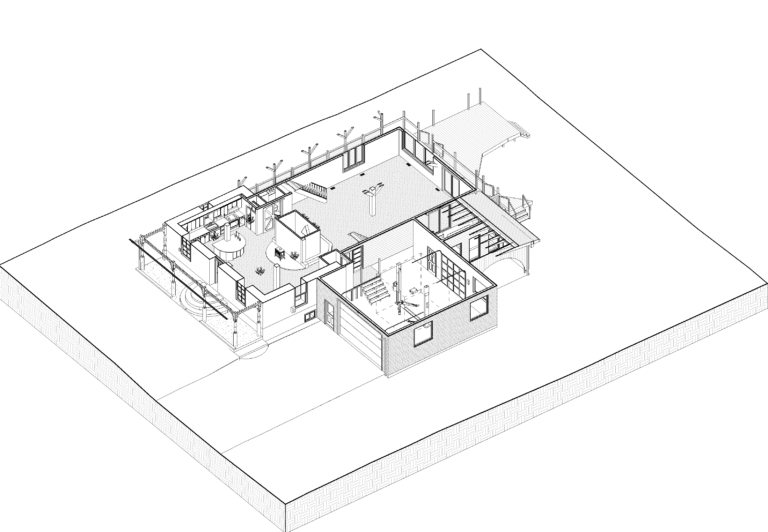 As-built Revit model 3D view